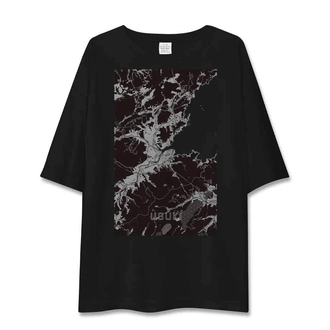 【臼杵(大分県)】地図柄ビッグシルエットTシャツ
