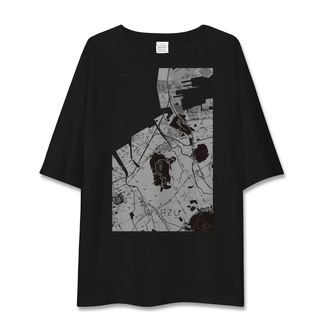 【宇多津(香川県)】地図柄ビッグシルエットTシャツ