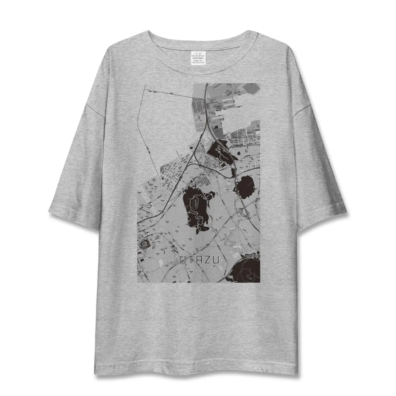 【宇多津(香川県)】地図柄ビッグシルエットTシャツ