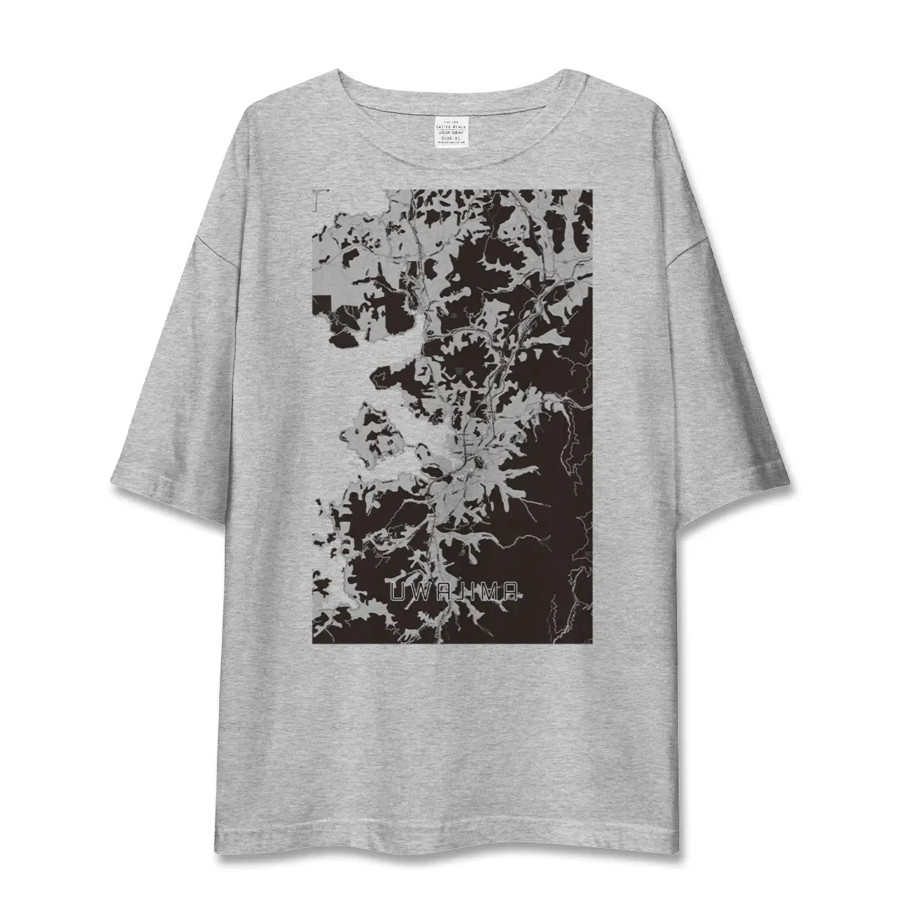 【宇和島(愛媛県)】地図柄ビッグシルエットTシャツ