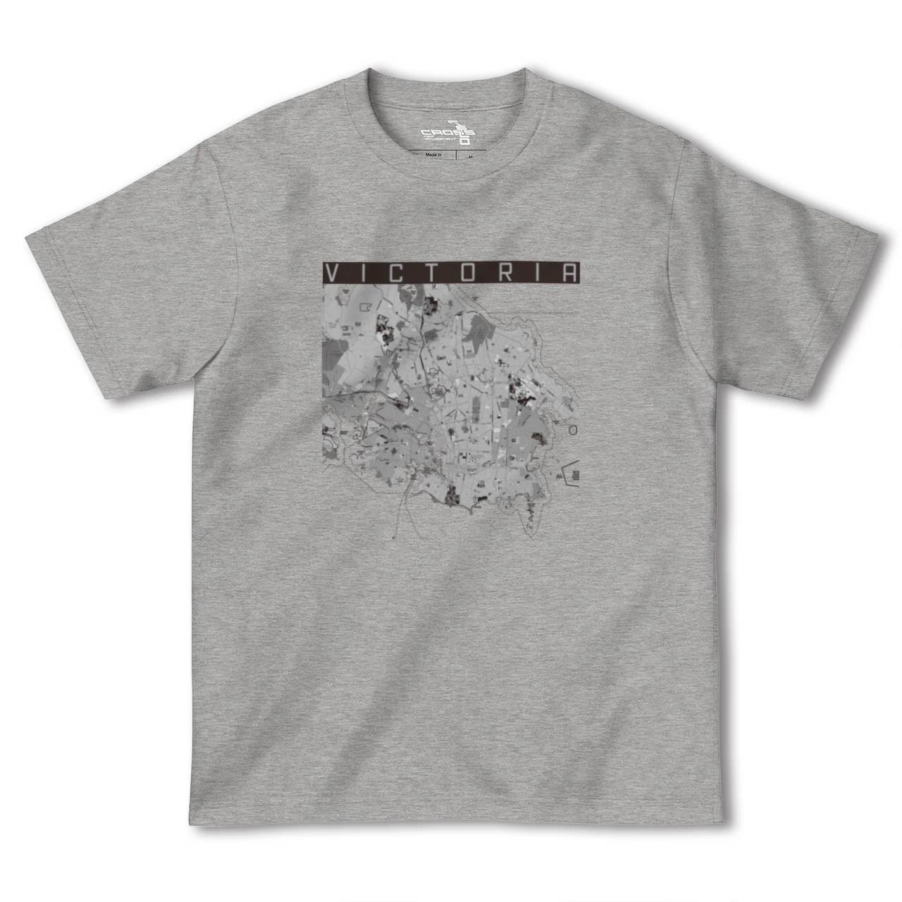 【ビクトリア(カナダ)】地図柄ヘビーウェイトTシャツ