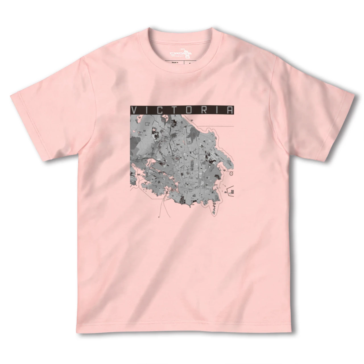 【ビクトリア(カナダ)】地図柄ヘビーウェイトTシャツ