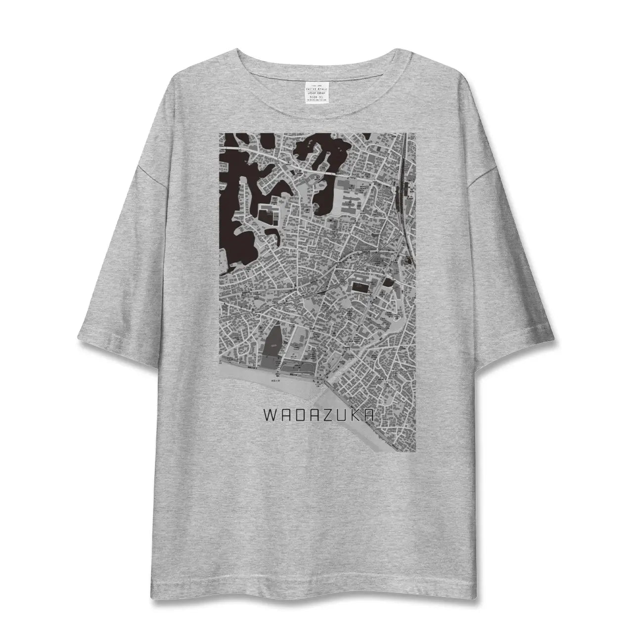 【和田塚(神奈川県)】地図柄ビッグシルエットTシャツ