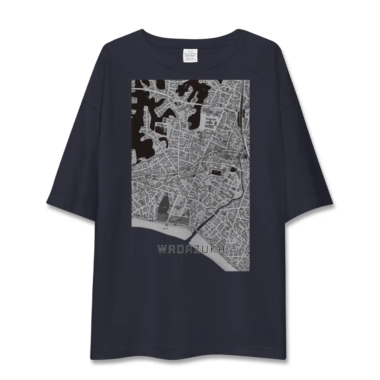【和田塚(神奈川県)】地図柄ビッグシルエットTシャツ
