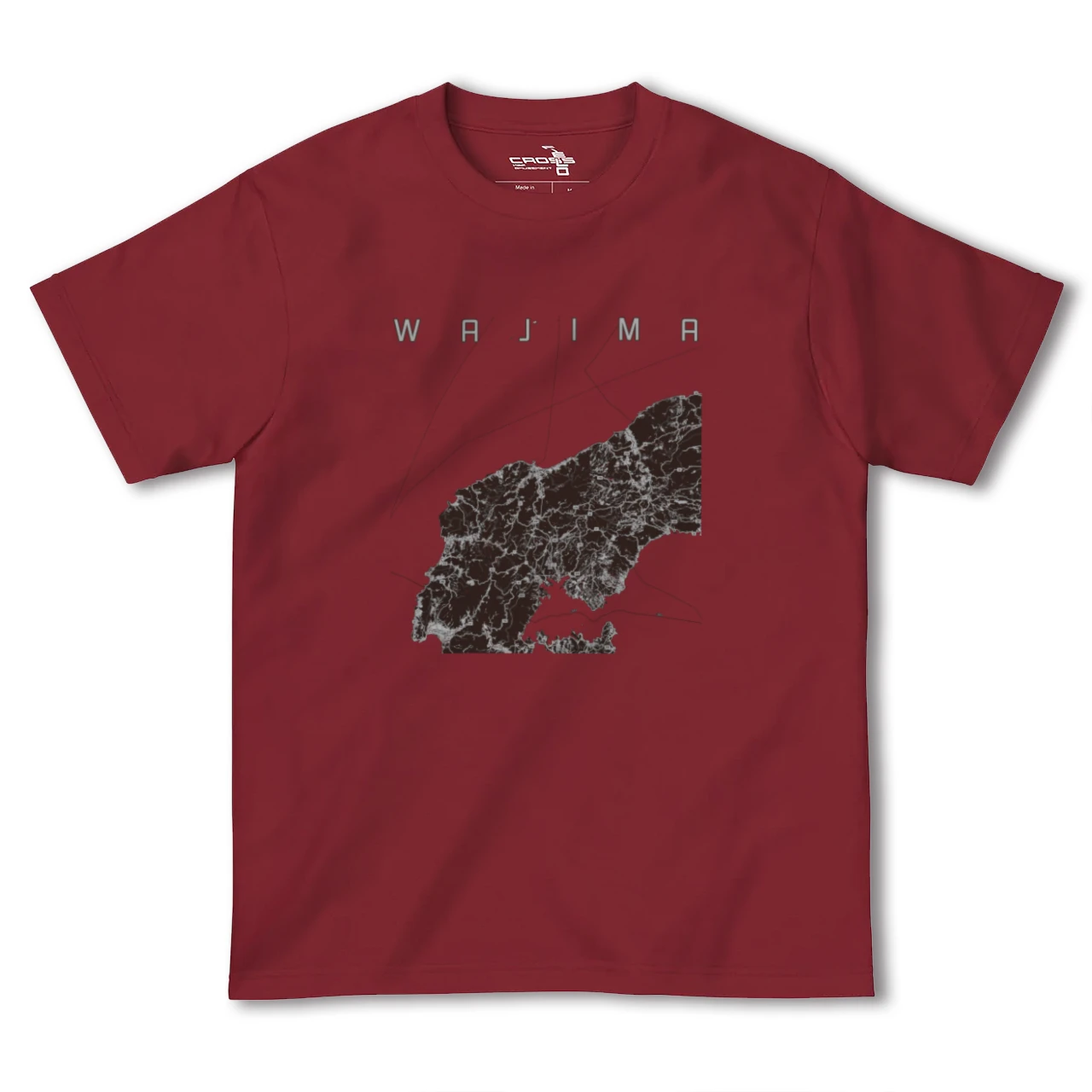 【輪島(石川県)】地図柄ヘビーウェイトTシャツ