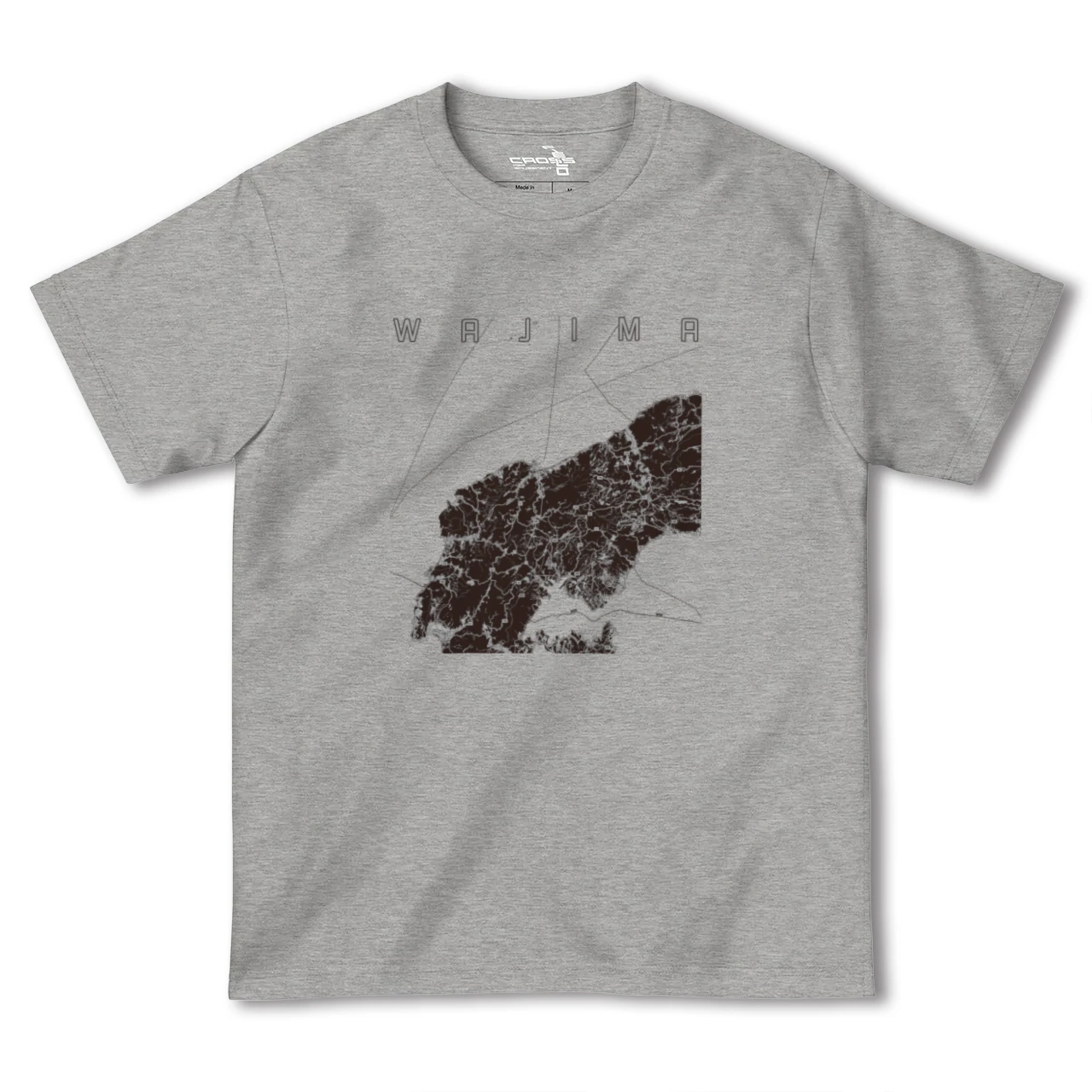 【輪島(石川県)】地図柄ヘビーウェイトTシャツ