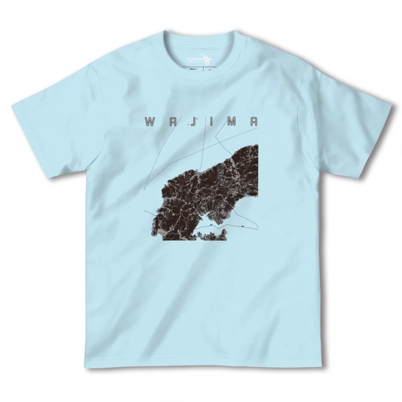 【輪島(石川県)】地図柄ヘビーウェイトTシャツ
