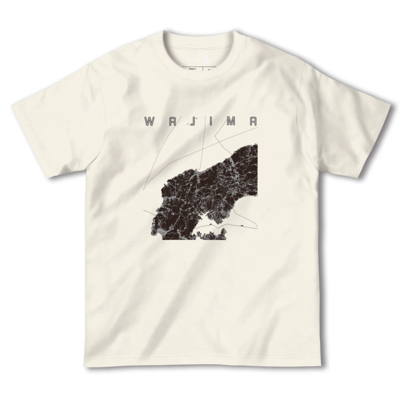 【輪島(石川県)】地図柄ヘビーウェイトTシャツ