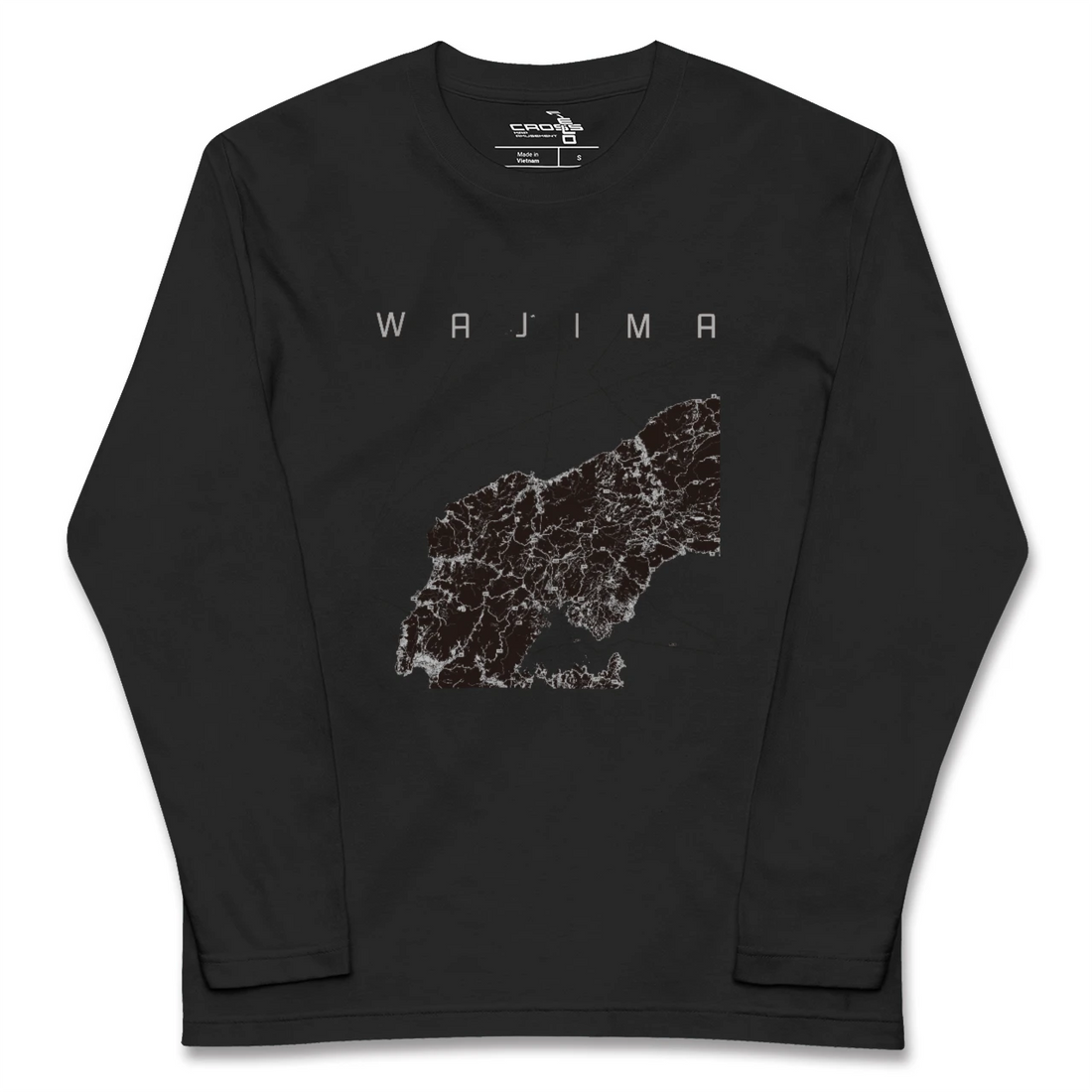 【輪島(石川県)】地図柄ロングスリーブTシャツ