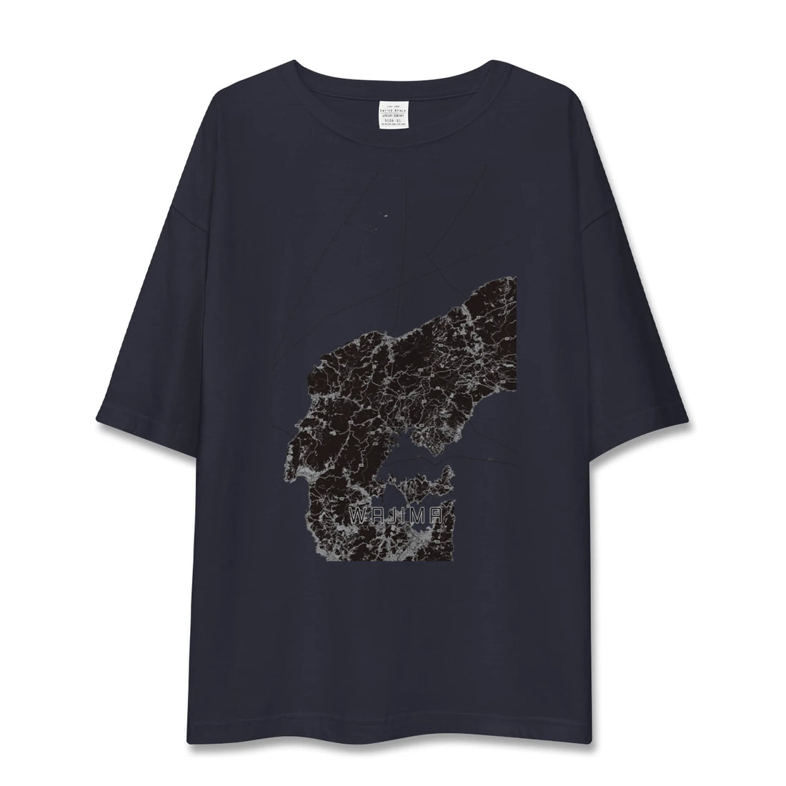 【輪島(石川県)】地図柄ビッグシルエットTシャツ