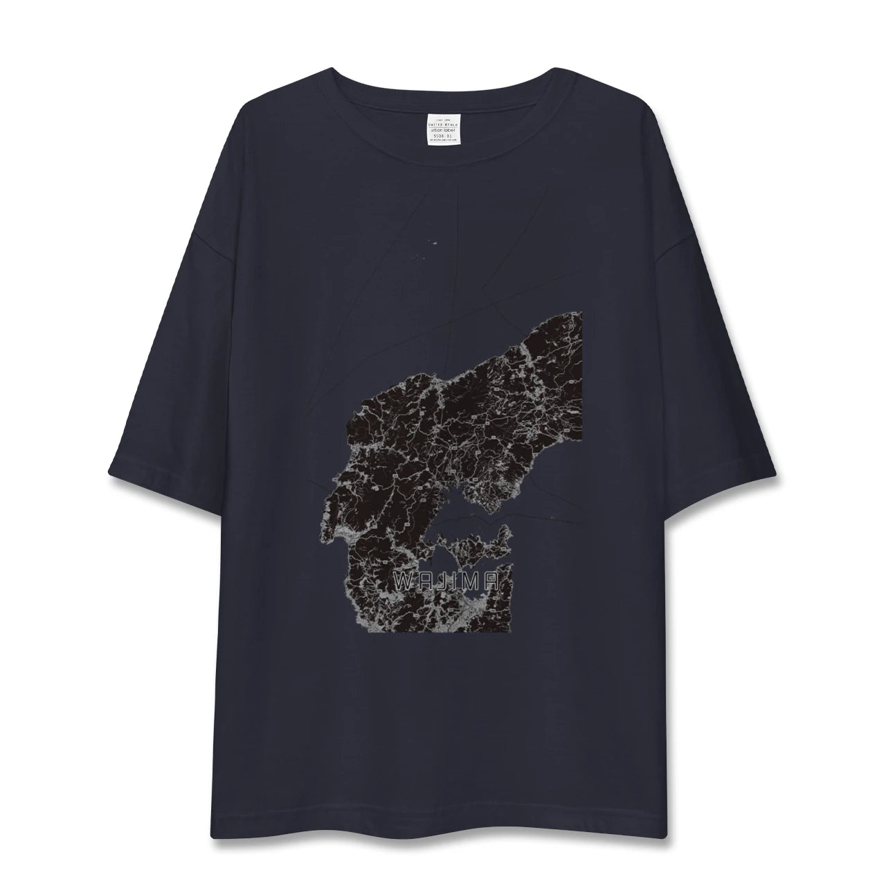 【輪島(石川県)】地図柄ビッグシルエットTシャツ