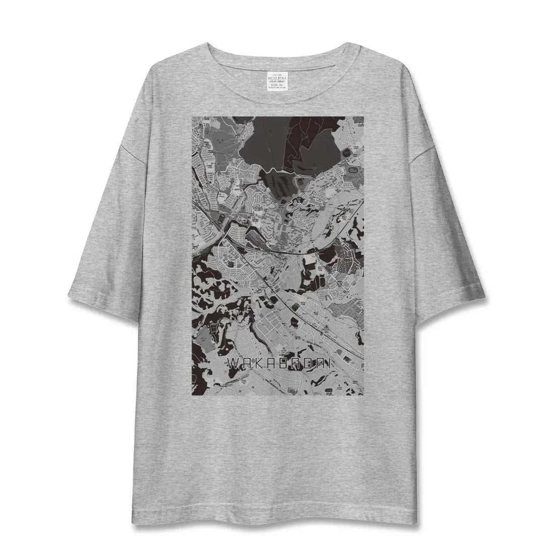 【若葉台(神奈川県)】地図柄ビッグシルエットTシャツ