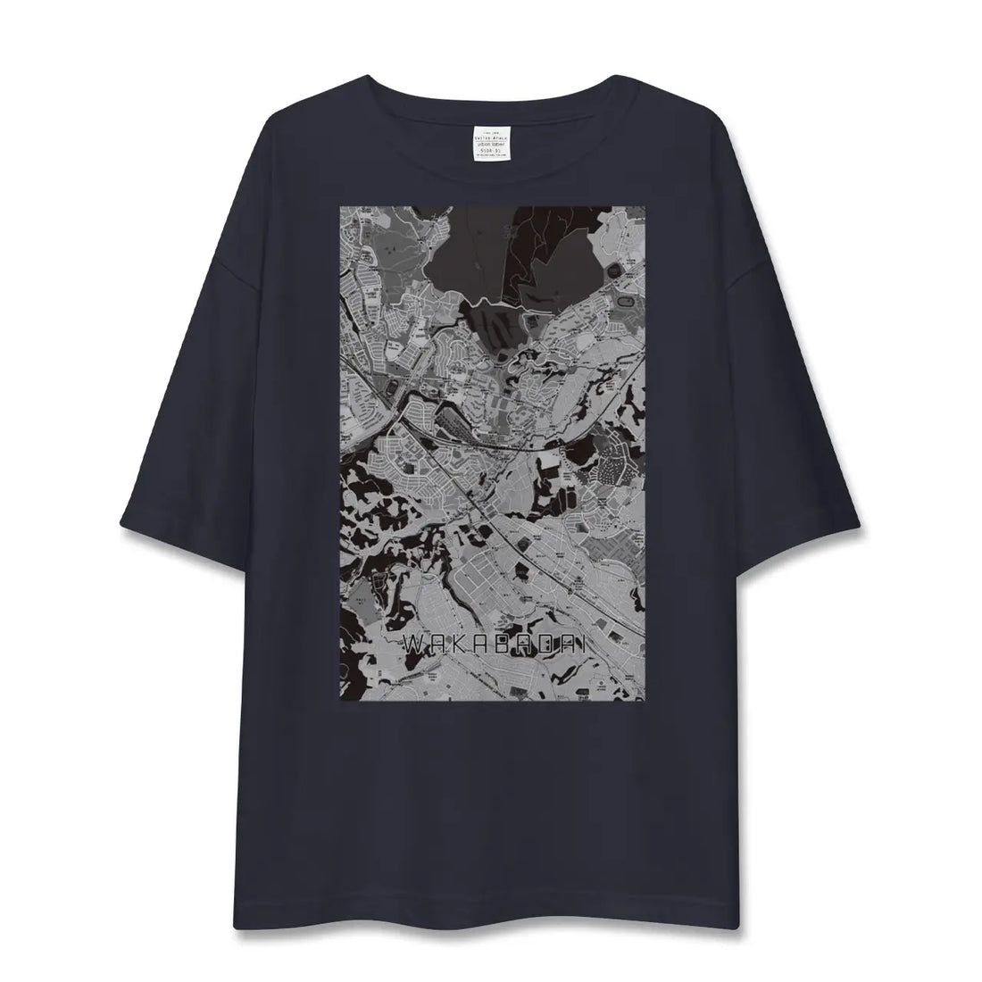 【若葉台(神奈川県)】地図柄ビッグシルエットTシャツ