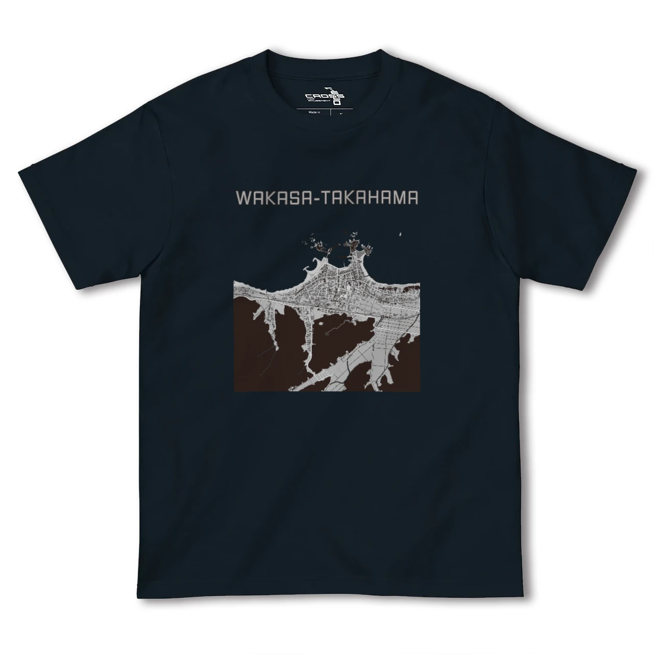 【若狭高浜(福井県)】地図柄ヘビーウェイトTシャツ