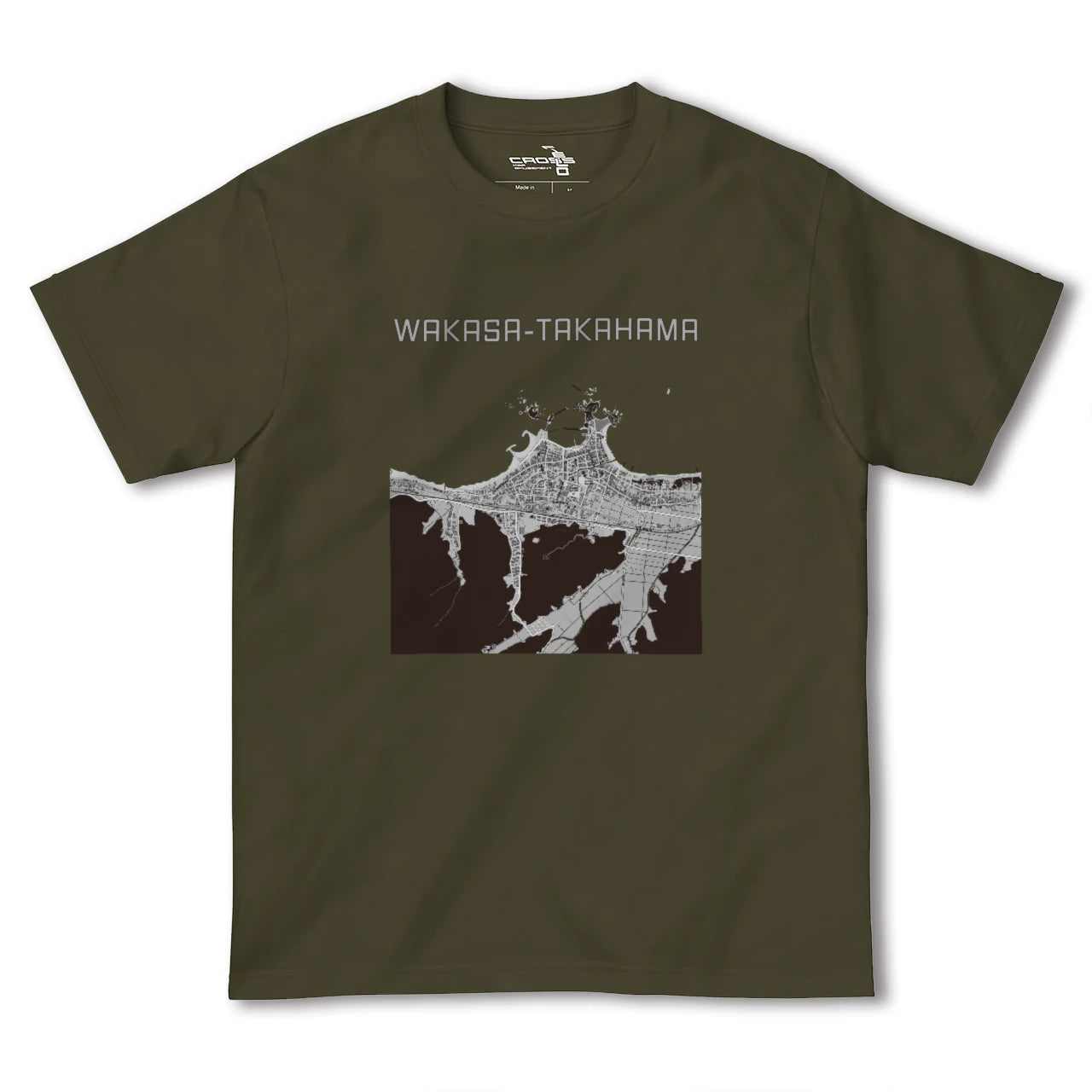 【若狭高浜(福井県)】地図柄ヘビーウェイトTシャツ