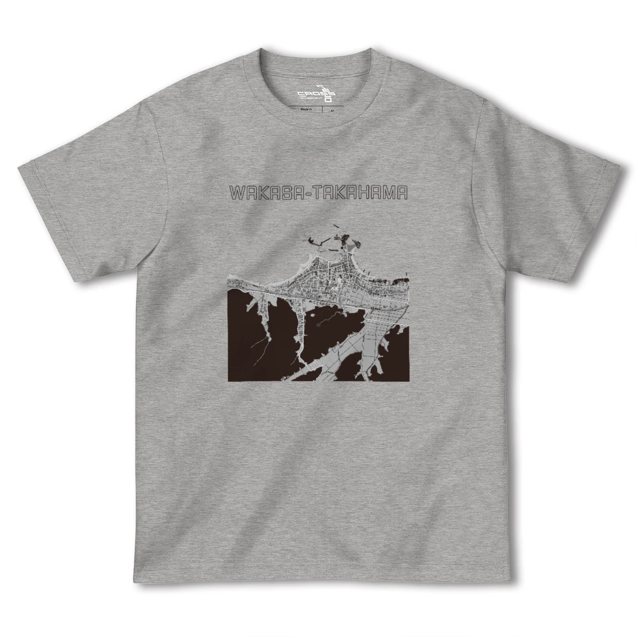 【若狭高浜(福井県)】地図柄ヘビーウェイトTシャツ