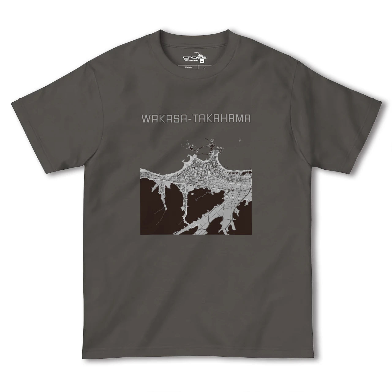 【若狭高浜(福井県)】地図柄ヘビーウェイトTシャツ