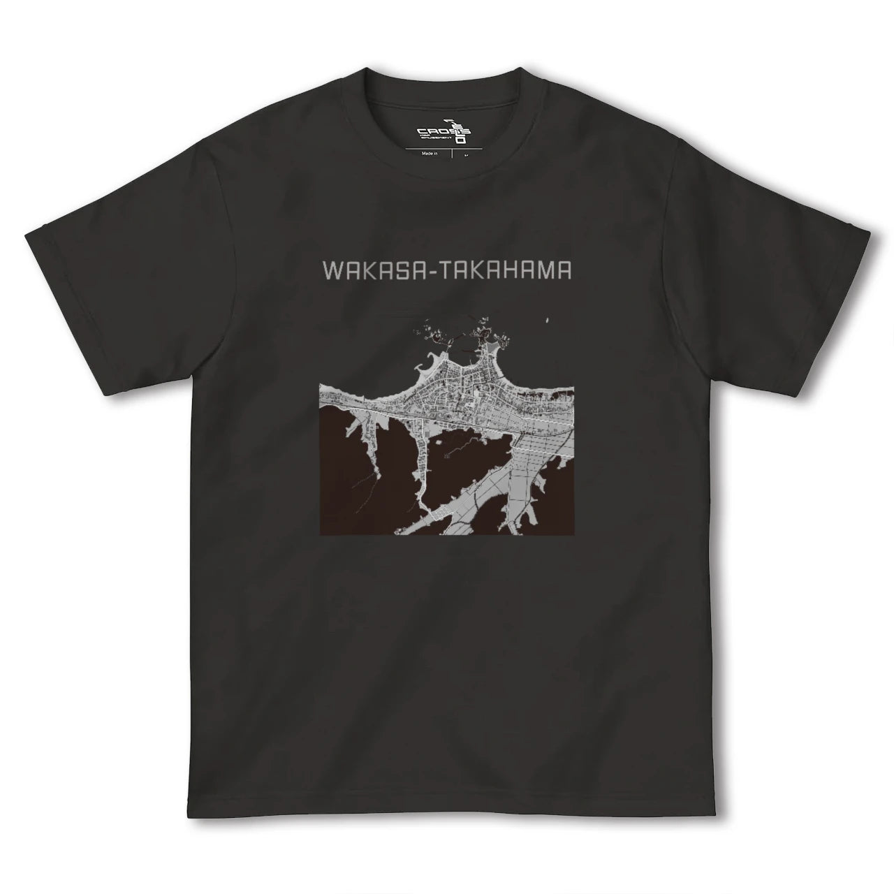 【若狭高浜(福井県)】地図柄ヘビーウェイトTシャツ