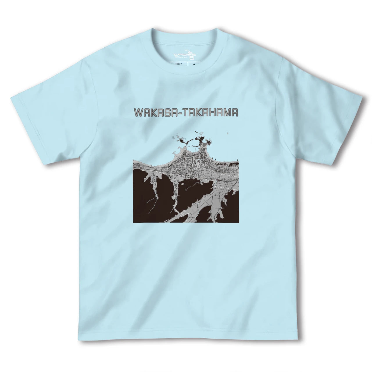 【若狭高浜(福井県)】地図柄ヘビーウェイトTシャツ