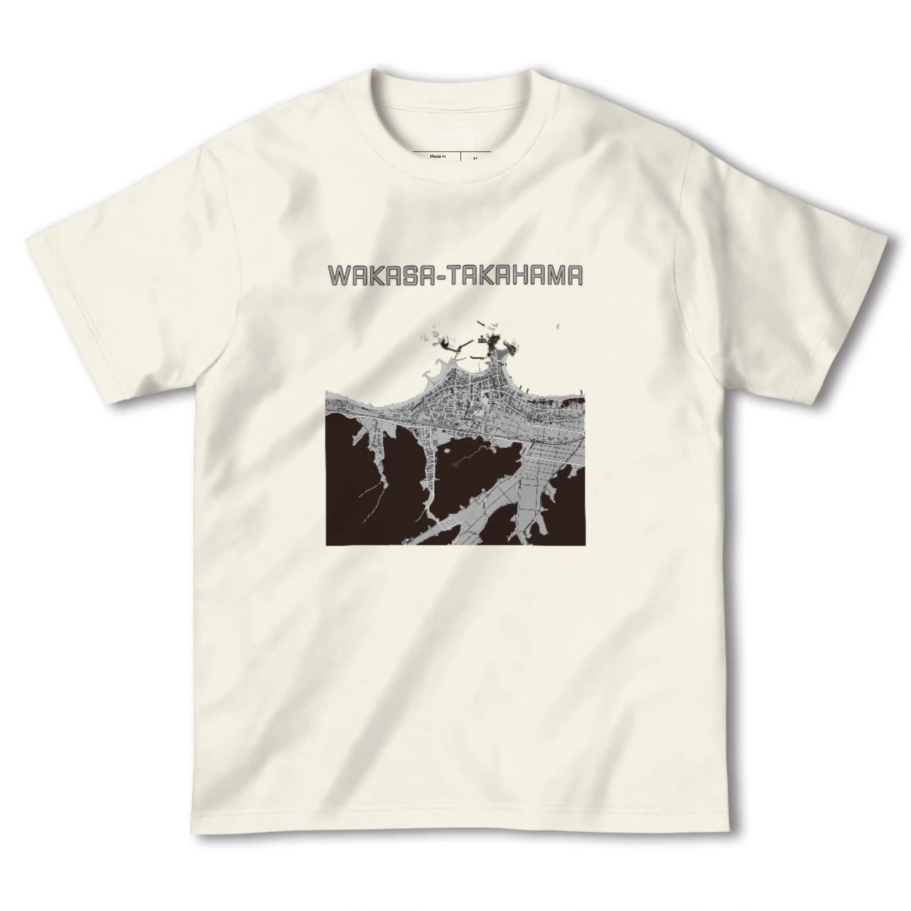 【若狭高浜(福井県)】地図柄ヘビーウェイトTシャツ