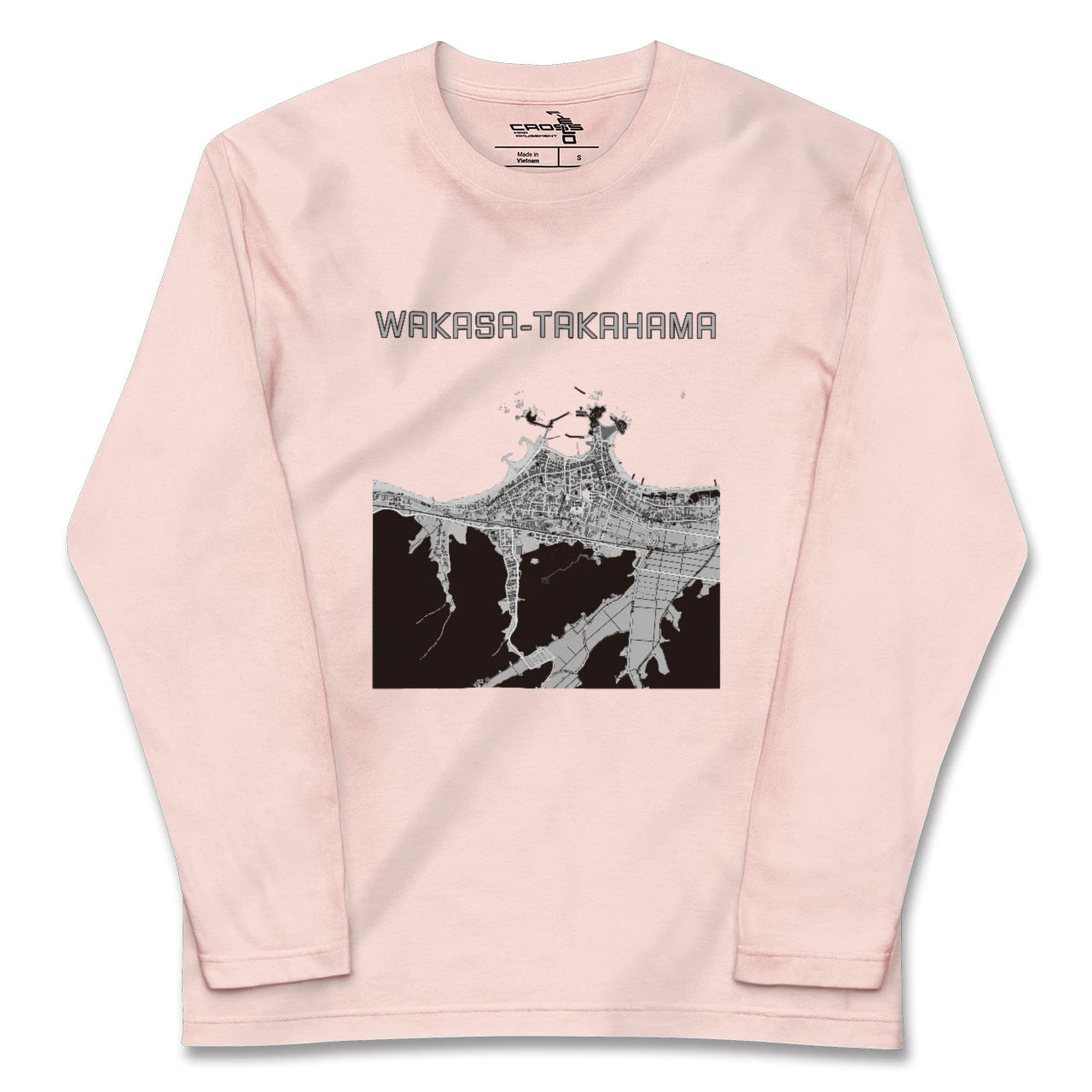 【若狭高浜(福井県)】地図柄ロングスリーブTシャツ