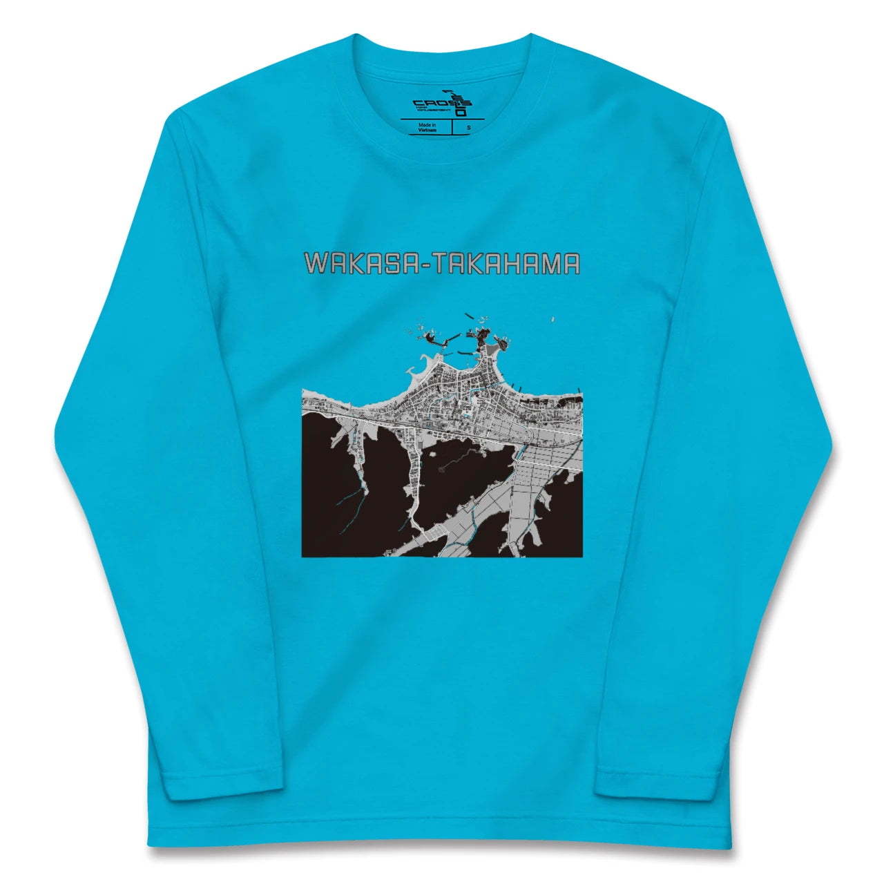 【若狭高浜(福井県)】地図柄ロングスリーブTシャツ