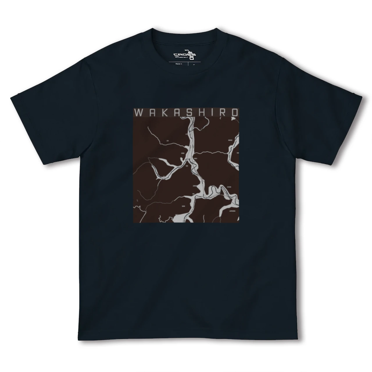 【若代(岡山県)】地図柄ヘビーウェイトTシャツ