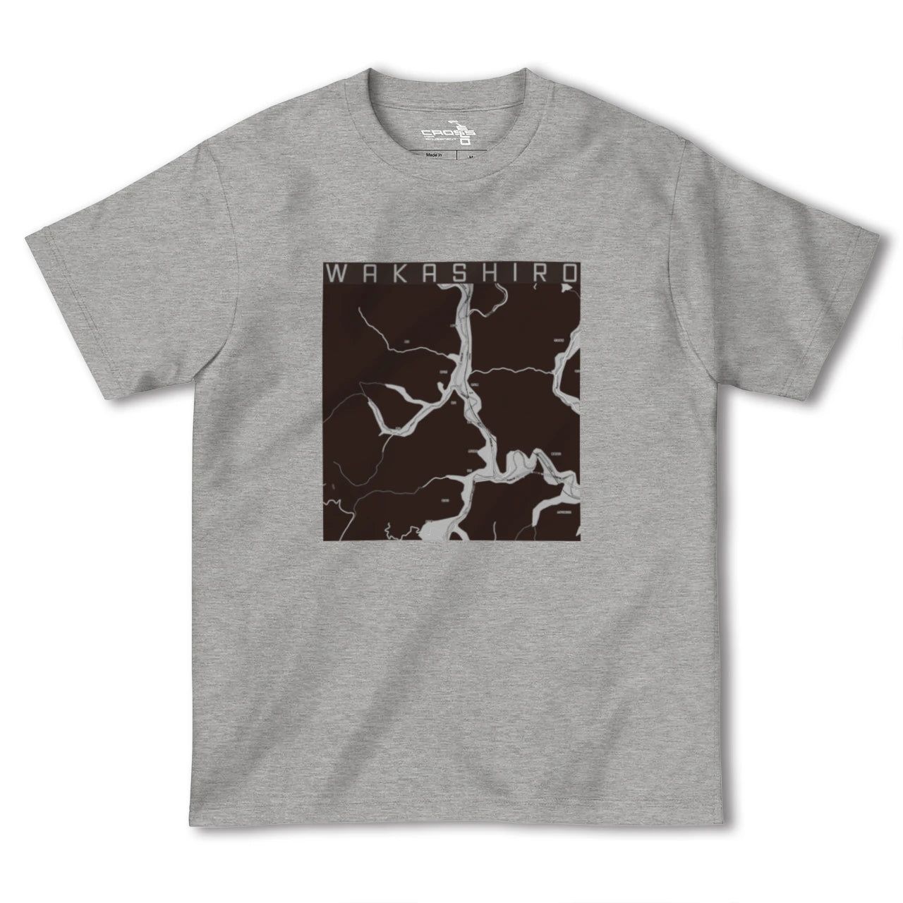 【若代(岡山県)】地図柄ヘビーウェイトTシャツ