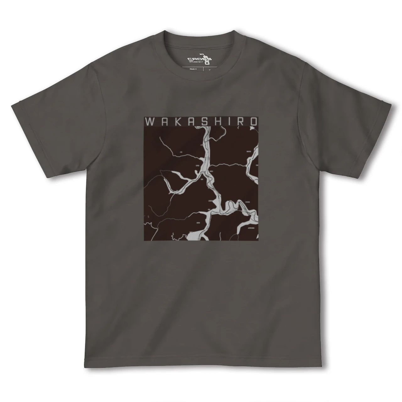 【若代(岡山県)】地図柄ヘビーウェイトTシャツ
