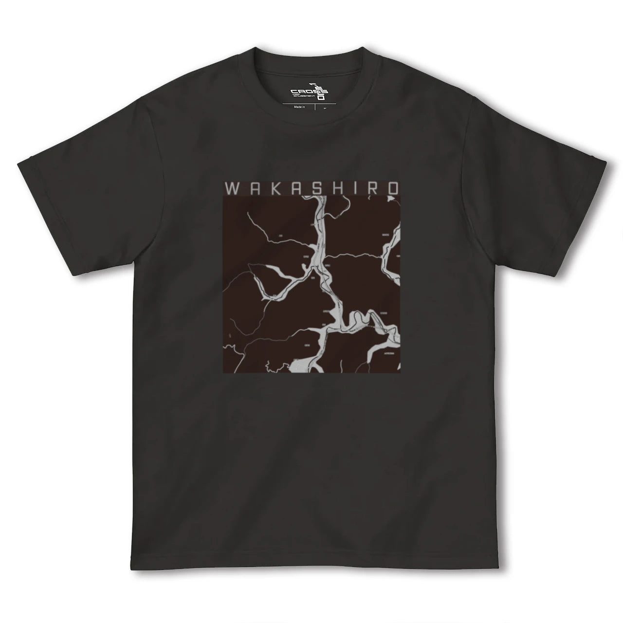 【若代(岡山県)】地図柄ヘビーウェイトTシャツ