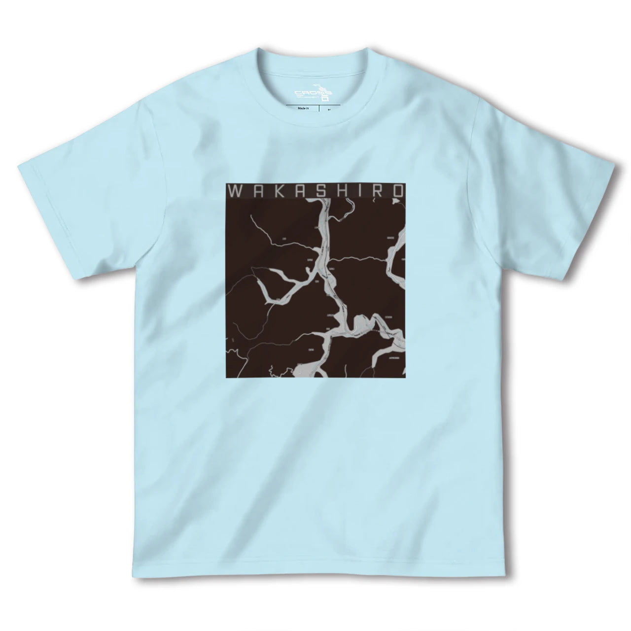 【若代(岡山県)】地図柄ヘビーウェイトTシャツ