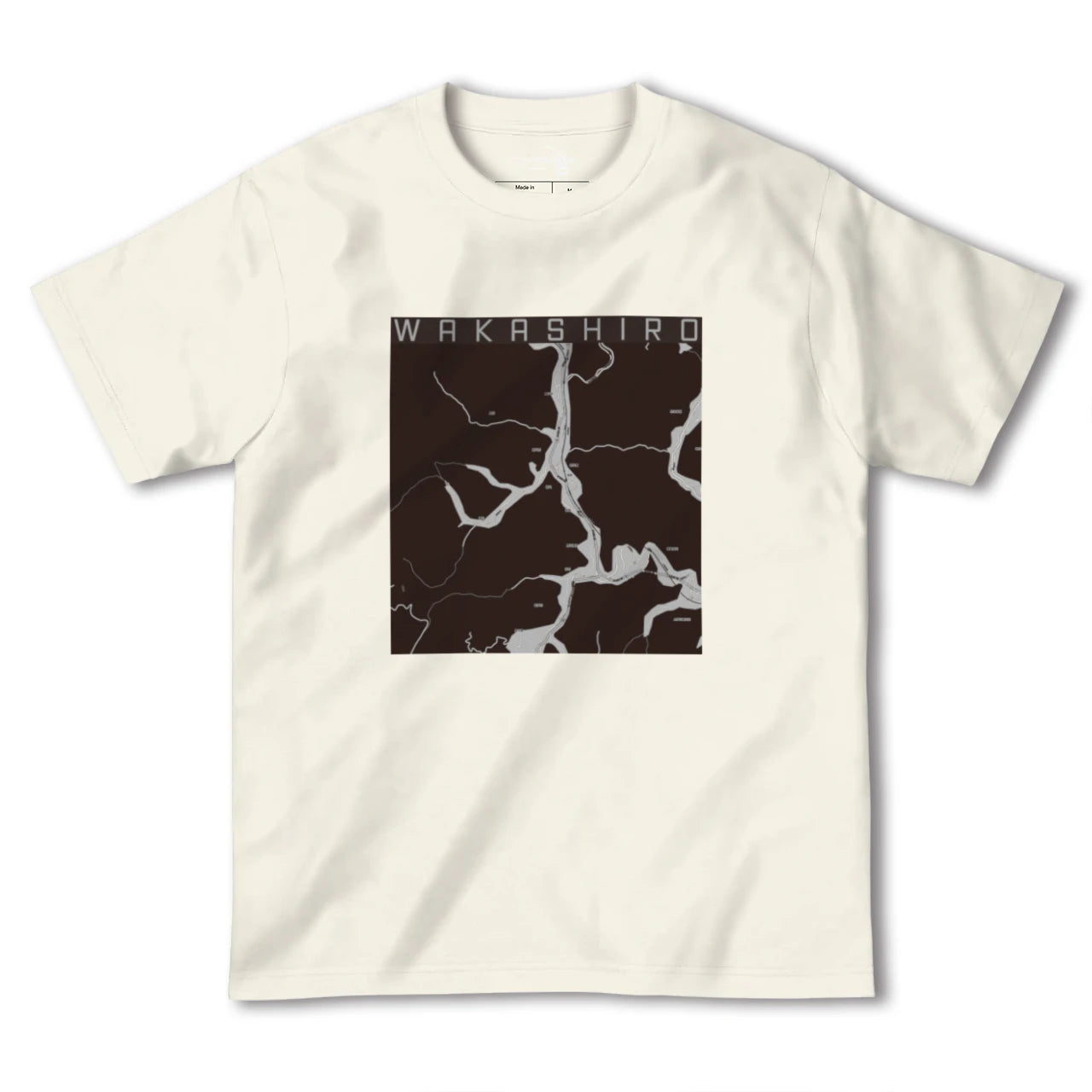 【若代(岡山県)】地図柄ヘビーウェイトTシャツ