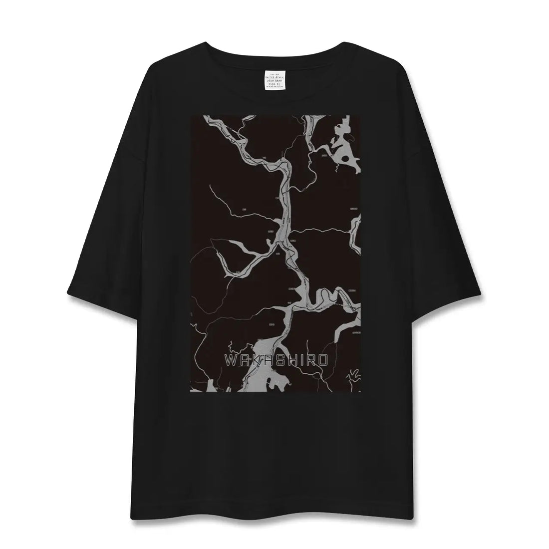 【若代(岡山県)】地図柄ビッグシルエットTシャツ
