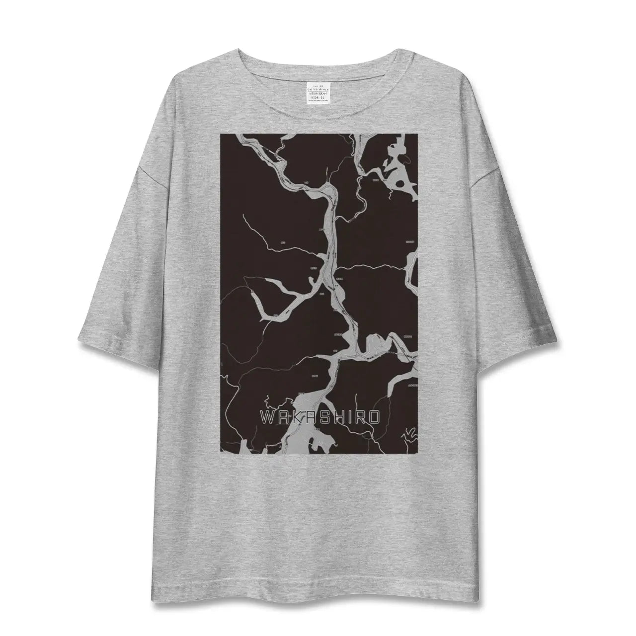 【若代(岡山県)】地図柄ビッグシルエットTシャツ