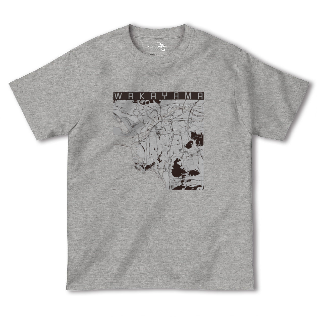 【和歌山(和歌山県)】地図柄ヘビーウェイトTシャツ