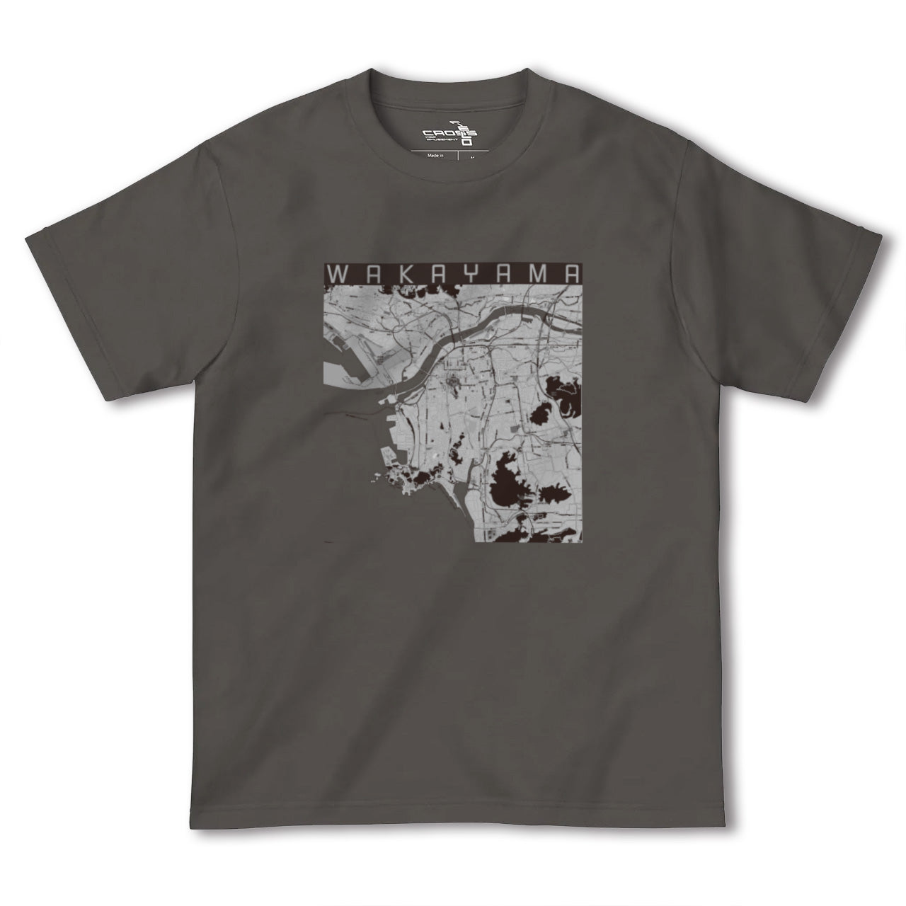 【和歌山(和歌山県)】地図柄ヘビーウェイトTシャツ