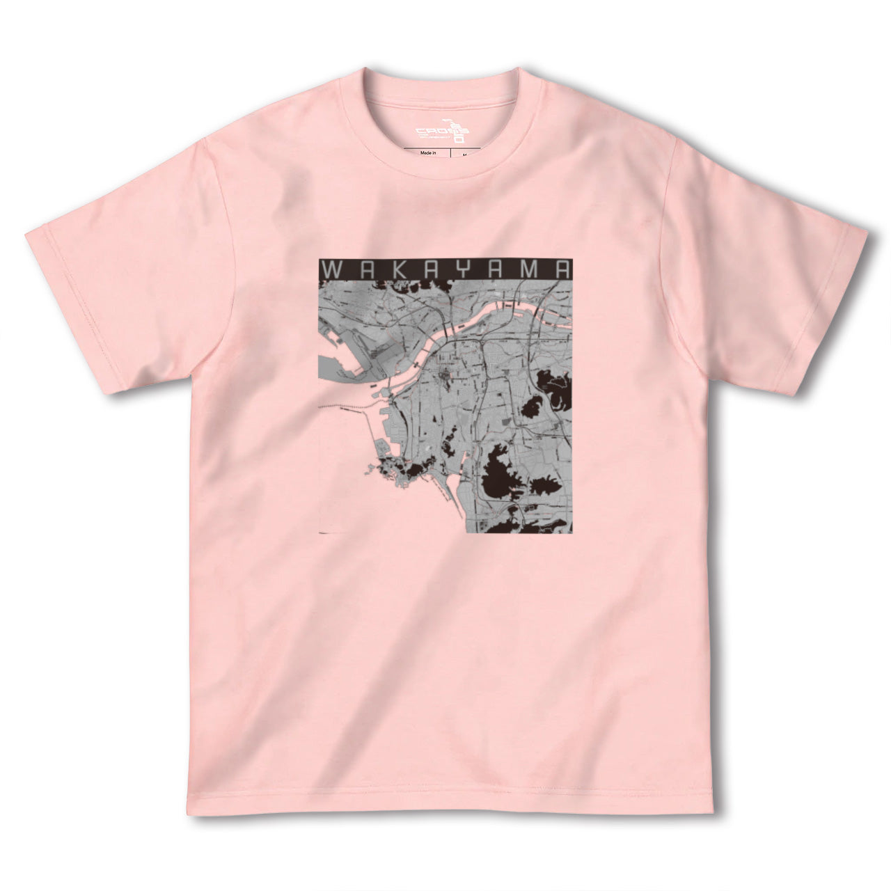 【和歌山(和歌山県)】地図柄ヘビーウェイトTシャツ