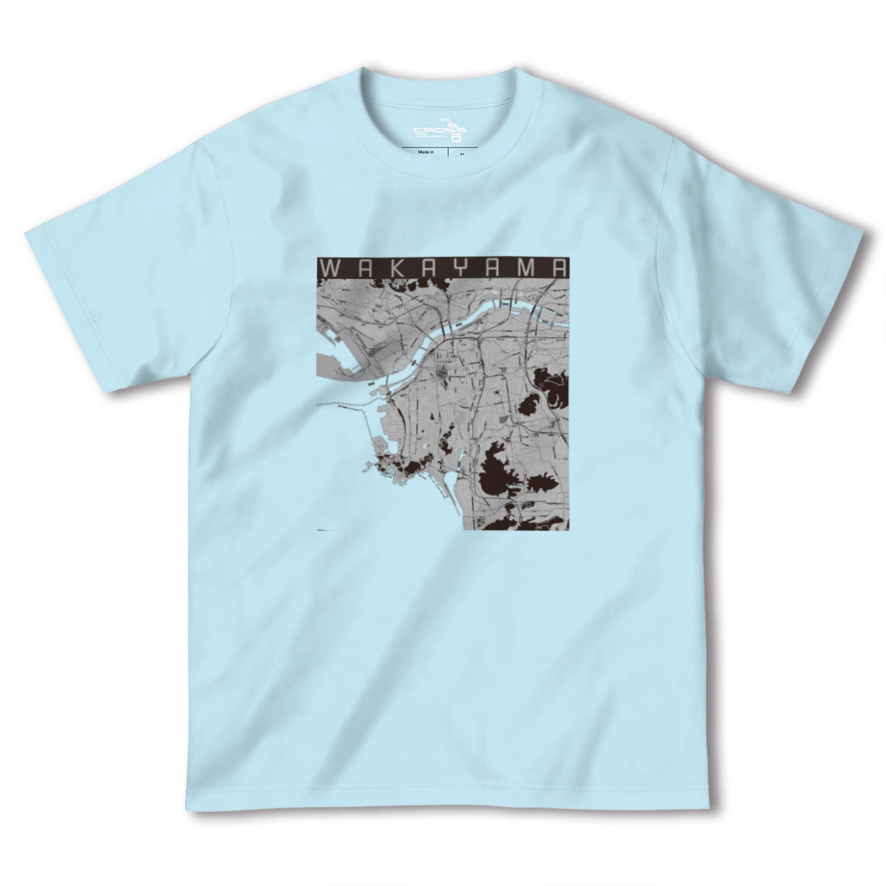 【和歌山(和歌山県)】地図柄ヘビーウェイトTシャツ