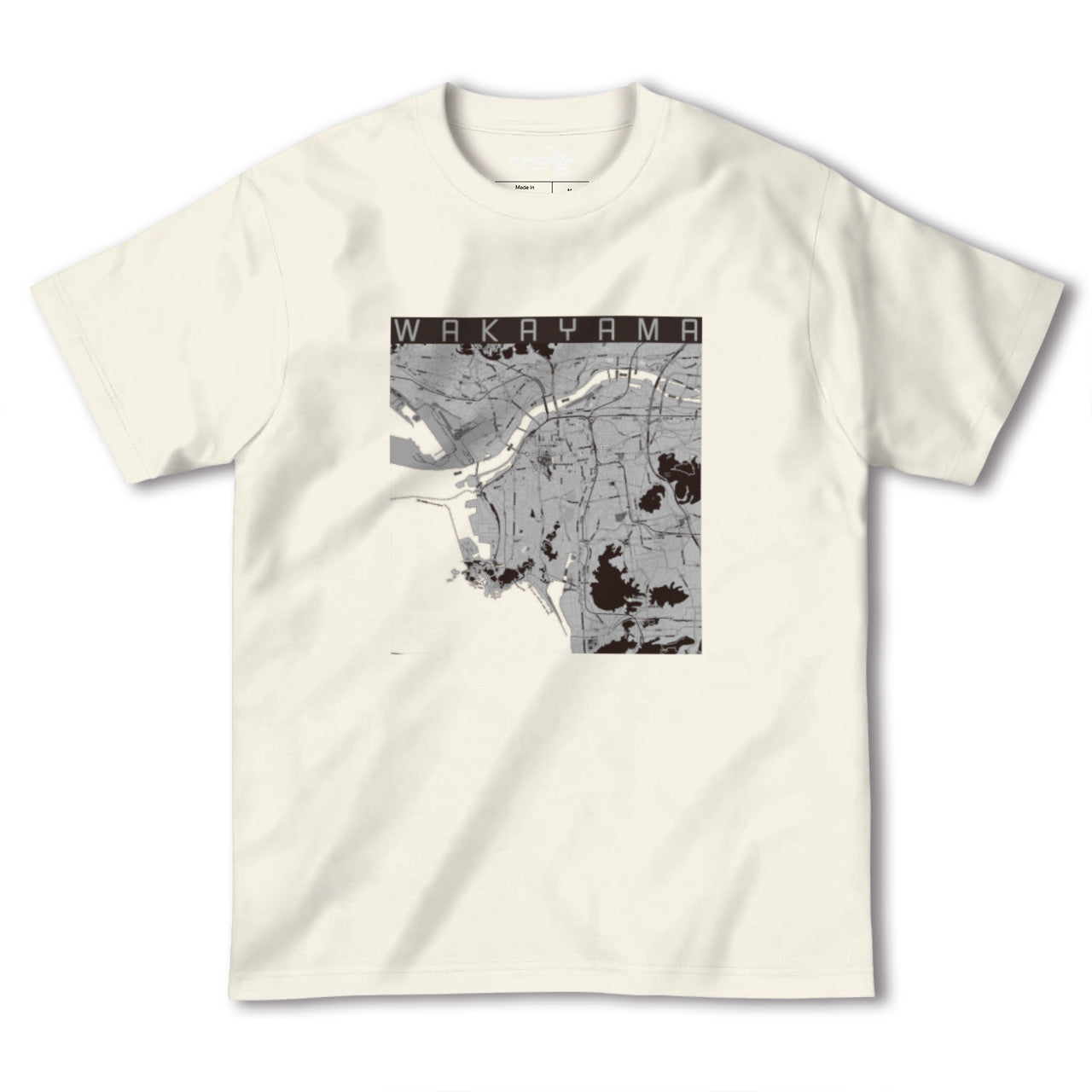 【和歌山(和歌山県)】地図柄ヘビーウェイトTシャツ