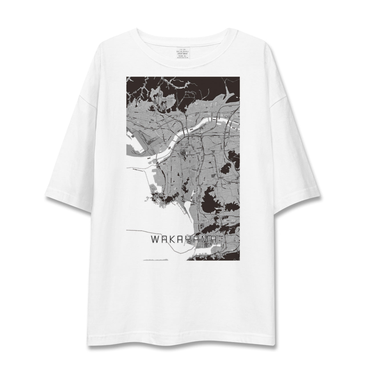 【和歌山(和歌山県)】地図柄ビッグシルエットTシャツ