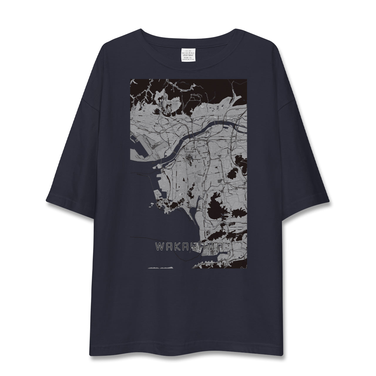 【和歌山(和歌山県)】地図柄ビッグシルエットTシャツ