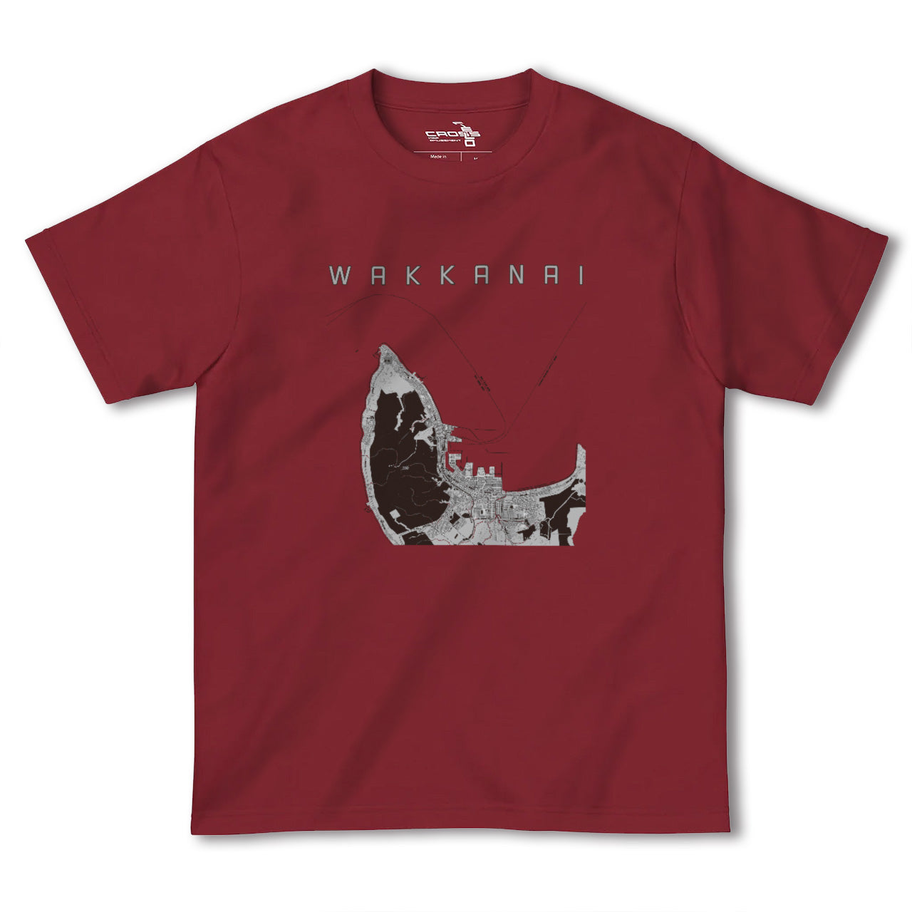 【稚内(北海道)】地図柄ヘビーウェイトTシャツ