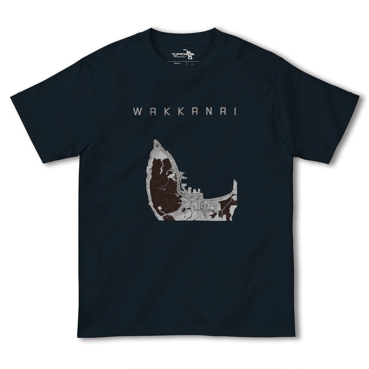 【稚内(北海道)】地図柄ヘビーウェイトTシャツ