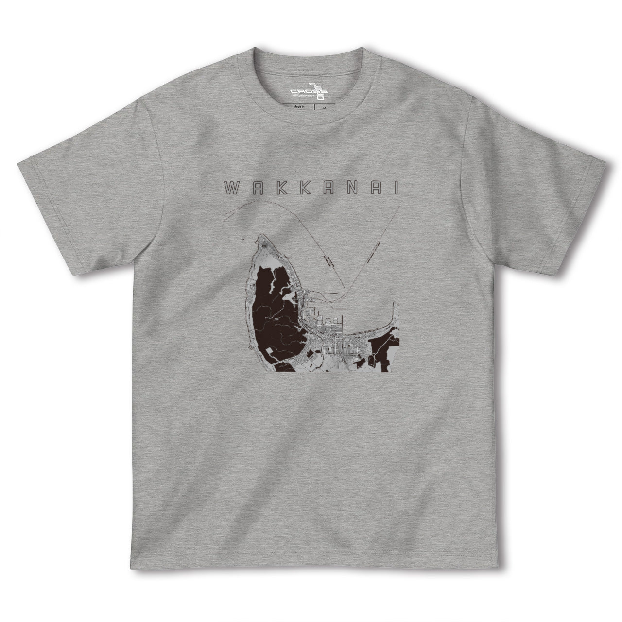 【稚内(北海道)】地図柄ヘビーウェイトTシャツ