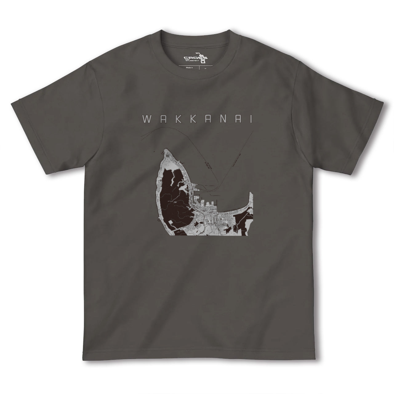 【稚内(北海道)】地図柄ヘビーウェイトTシャツ