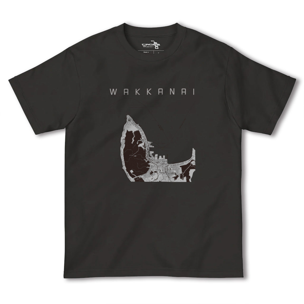 【稚内(北海道)】地図柄ヘビーウェイトTシャツ