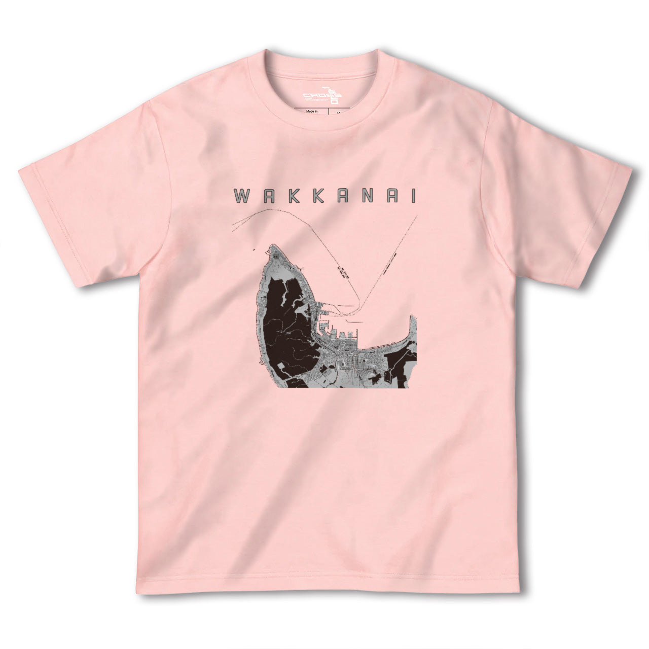 【稚内(北海道)】地図柄ヘビーウェイトTシャツ