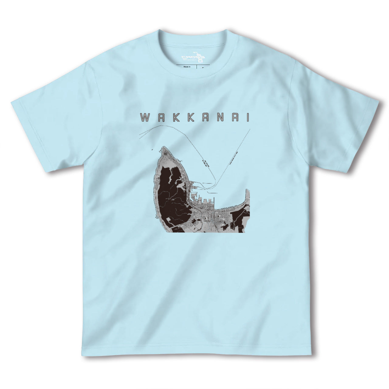 【稚内(北海道)】地図柄ヘビーウェイトTシャツ