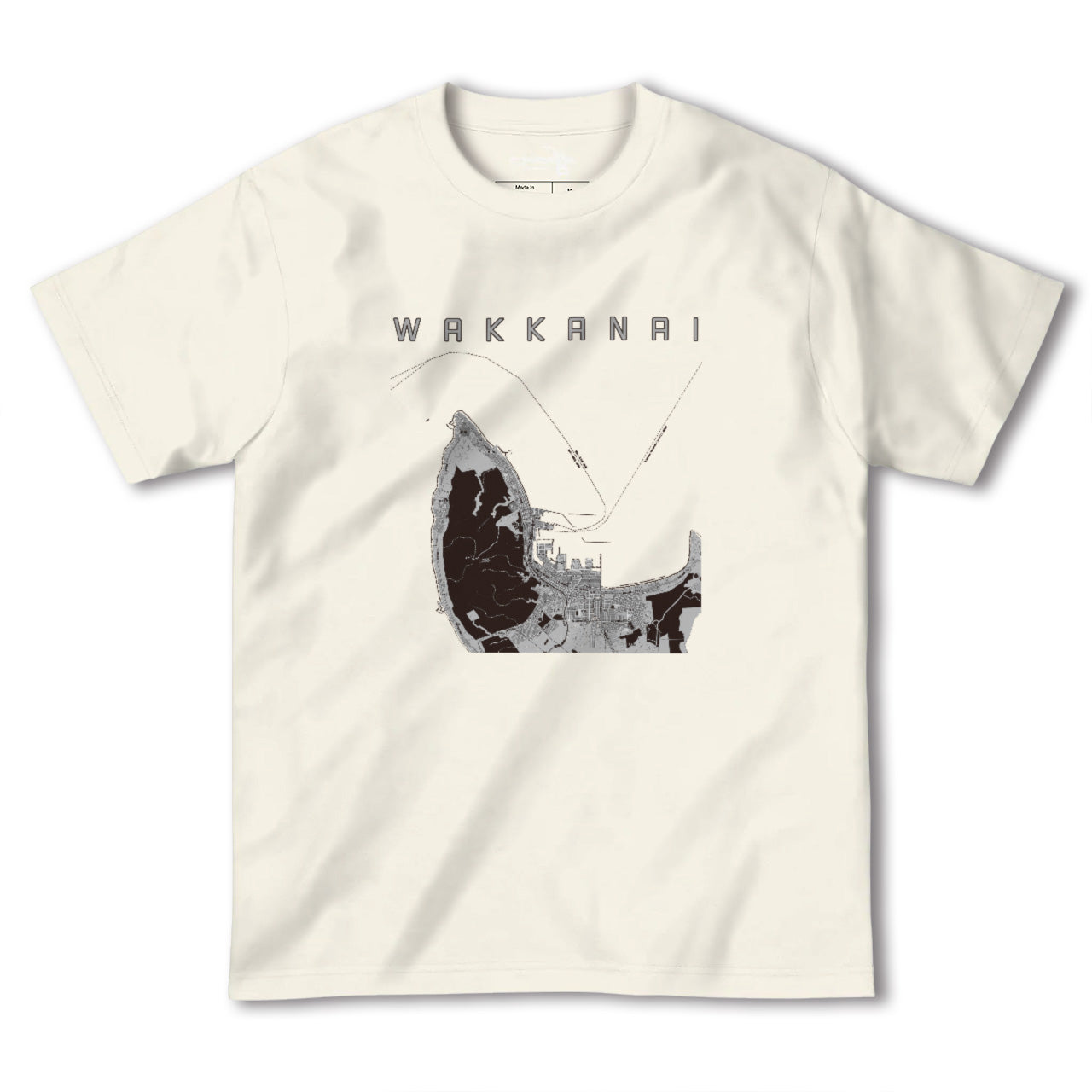 【稚内(北海道)】地図柄ヘビーウェイトTシャツ