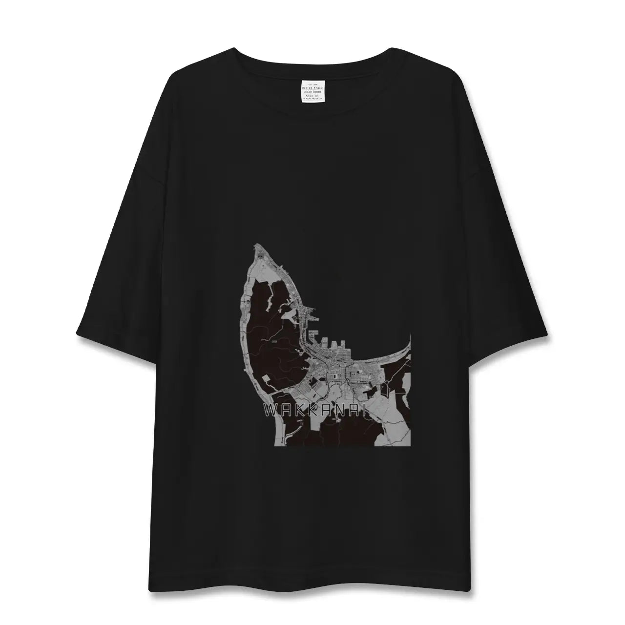 【稚内(北海道)】地図柄ビッグシルエットTシャツ